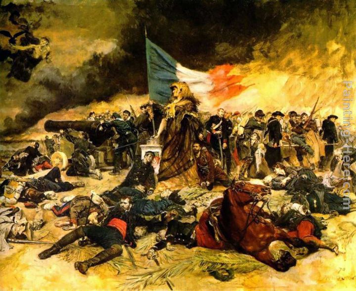 The Siege of Paris painting - Jean-Louis Ernest Meissonier The Siege of Paris art painting